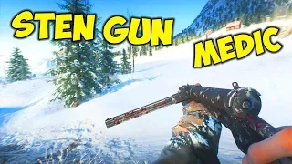 Battlefield 5 Open Beta - Sten Gun Medic Kit Gameplay