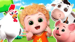 Old MacDonald Had a Farm - Kids | nursery rhymes 4K | Blue Fish 2023