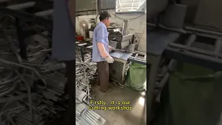 Go through the aluminum chair factory-cutting