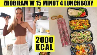 ZROBIŁAM 4 LUNCHBOXY W 15 MINUT ! PRZEPISY