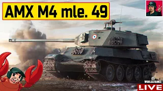 🔥 AMX M4 mle. 49 - КОМФОРТНЫЙ ФАРМ СЕРЕБРА 😂 World of Tanks