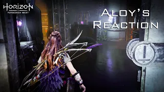 Horizon Forbidden West - Aloy's Reaction to Beta's Recording After Gemini and After Singularity