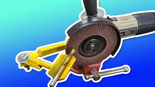 Angle grinder tool for sharpening drills