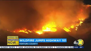 Multiple wildfires in SoCal continue to burn prompting massive evacuations