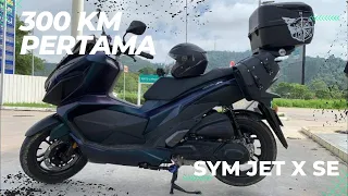 300km pertama ride bersama merak/sym jet x se