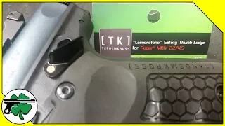 Tandemkross Cornerstone Safety Thumb Ledge - Ruger MKIV 22/45 Installation