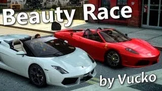 GTA IV - Beauty Race [Ferrari F430 vs Lamborghini Gallardo]