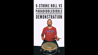 Paradiddlediddle vs 6-Stroke Roll Demonstration