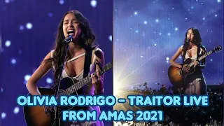 Olivia Rodrigo Traitor Live from The American Music Awards 2021 (AMAs)