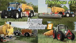 ACCIDENT while spreading slurry!💥🚜😱 NEW HOLLAND T7 Power!💪🏽😎| [FS19] - Timelapse #11 Hollandscheveld