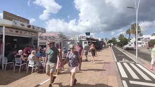 A BEAUTIFUL LUNCH WALK PUERTO DEL CARMEN LANZAROTE SPAIN ☀️🌴🇮🇨🇪🇦 THEN AFTERNOON LITTLE RAIN 🌦️