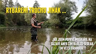 První muškaření na Sázavě aneb čím blbější sedlák, tím větší brambory!