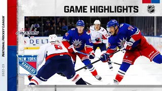 Capitals @ Rangers 12/27 | NHL Highlights 2022