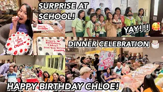 HAPPY 10TH BIRTHAY MARENG CHLOE! (NA SURPRISE SA SCHOOL?) 🎂🥰 | Grae and Chloe