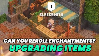 Minecraft Dungeons: Blacksmith Gear Power Upgrade & Rerolling/Resetting Enchantments