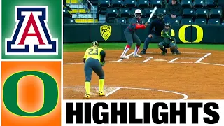 Arizona vs #16 Oregon Highlights | NCAA Softball Highlights | 2023 College Softball