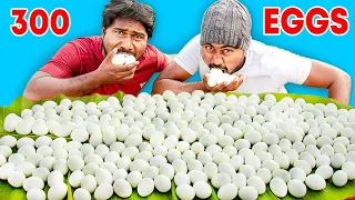 300 Egg Eating Challenge 🥚🥚😋😂