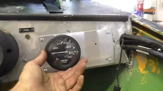 Installing and calibrating an outboard tachometer