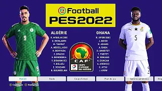 ALGÉRIE - GHANA | PES 2022 PS5 MOD Legend Difficulty HDR Next Gen