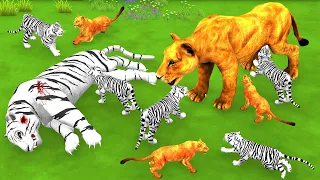 सफेद बाग की मां शेरनी Safed Bagh Ki Maa Sherni White Tiger Mother Hindi Kahani Funny Animals Stories