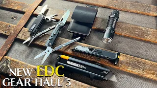 New EDC Gear Haul Ep.5 | New Wallet, Multitools, Utility Knife, and more! (Everyday Carry 2024)