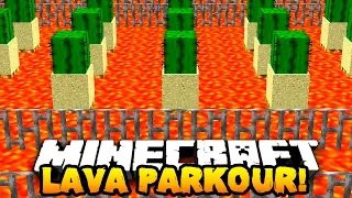 Minecraft LAVA PARKOUR! (Custom Parkour Map!) #1 w/PrestonPlayz, Kenny & PeteZahHutt