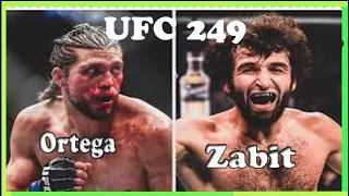 Brian Ortega vs Zabit Magomedsharipov UFC 249