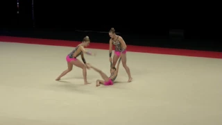 Richmond - Gold - Womens Group 12-18 - Acrobatic Gymnastics 2017