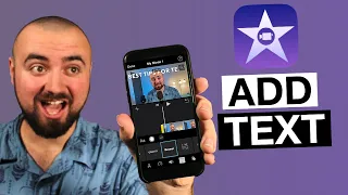 How To Add Text in iMovie (2021) iPhone Tutorial.