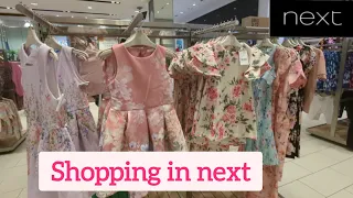 clothes shopping in next