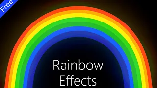 Rainbow Effects Chroma key / Green Screen - No Copyrights