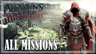 Assassin's Creed Brotherhood - All Missions | Full game 100% Sync