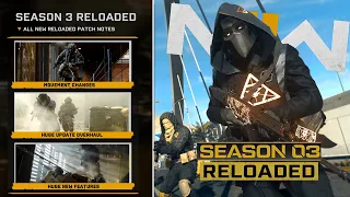 NEW SEASON 3 RELOADED UPDATE PATCH NOTES! (Movement Changes, NEW Features & MORE!)