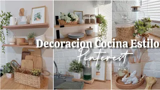 NUEVO!➡️IDEAS DECORACIÓN y CAMBIOS Bonitos Cocina Pequeña Estilo Pinterest 🏡