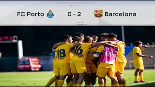 PORTO 0-2 BARCELONA | UEFA YOUTH LEAGUE | EXTENDED HIGHLIGHTS | 04-10-2023