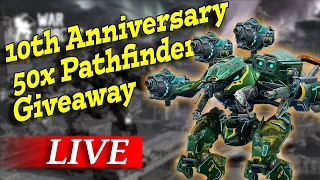 War Robots 10th Anniversary Big Pathfinder Giveaway