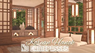 NO GAMEPASSES - 🌿 Traditional Korean House 한국어 한옥 🪴 -BLOXBURG-