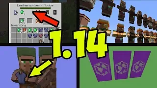 Обзор Minecraft 1.14 (Обзор Майнкрафт 1.14) | НОВАЯ ТОРГОВЛЯ | майнкрафт снапшот 19W11