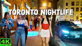 【4K】TORONTO MIDNIGHT, WHAT IT LOOKS LIKE