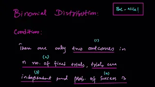 A1 Maths S1: SUMMARY OF BINOMIAL DIST. & NORMAL APPROX. TO BINOMIAL. Lecture # 01. Fri, 10 May 2024.