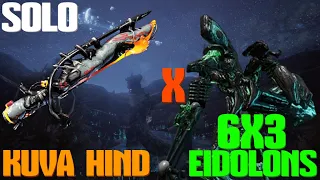 Warframe | Eidolon 6x3 Solo | KUVA HIND | No Riven/Bless/Cipher/Pads