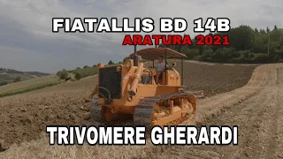 ARATURA con FIATALLIS BD 14 B e TRIVOMERE GHERARDI - in COLLINA 2021