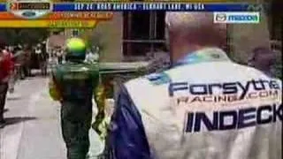 'The Fight' Champ Car San Jose 2006 - Tracy/Tagliani Scuffle