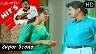 Ambarish Kannada Movie - Revathi is asked to a lot of work scenes |  Balida Mane Kannada Movie