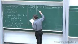 Lecture 12: The RSA Cryptosystem and Efficient Exponentiation by Christof Paar