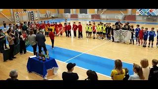 Награждение первенства ХМАО-Югры по мини-футболу среди юношей до 12 лет г.Нижневартовск