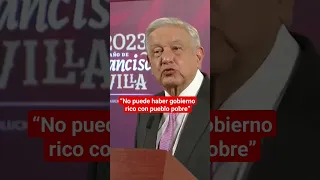 AMLO menciona que el presupuesto no es del gobierno #milenioshorts