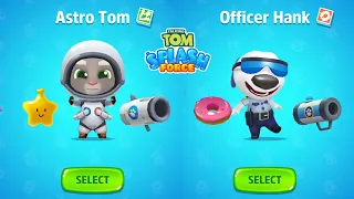Talking Tom Splash Force - Astro Tom vs Officer Hank Unlocked - New Game Android iOS Gameplay