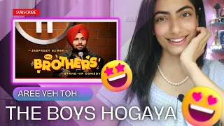 @JaspreetSinghComedy BROTHERS | Jaspreet Singh Standup Comedy Reaction