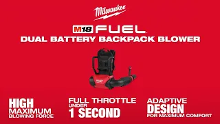 M18 FUEL™ Dual Battery Backpack Blower - M18F2BPBL0